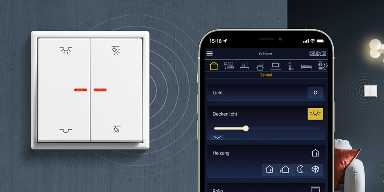 KNX RF Taster bei DSM Elektrotechnik GmbH in Meiningen